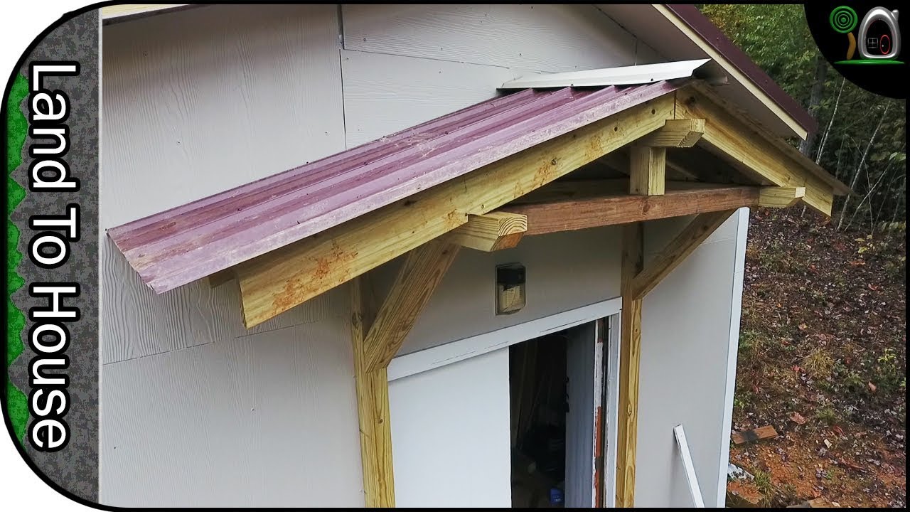 Shop Door Awning - Build a Workshop 66