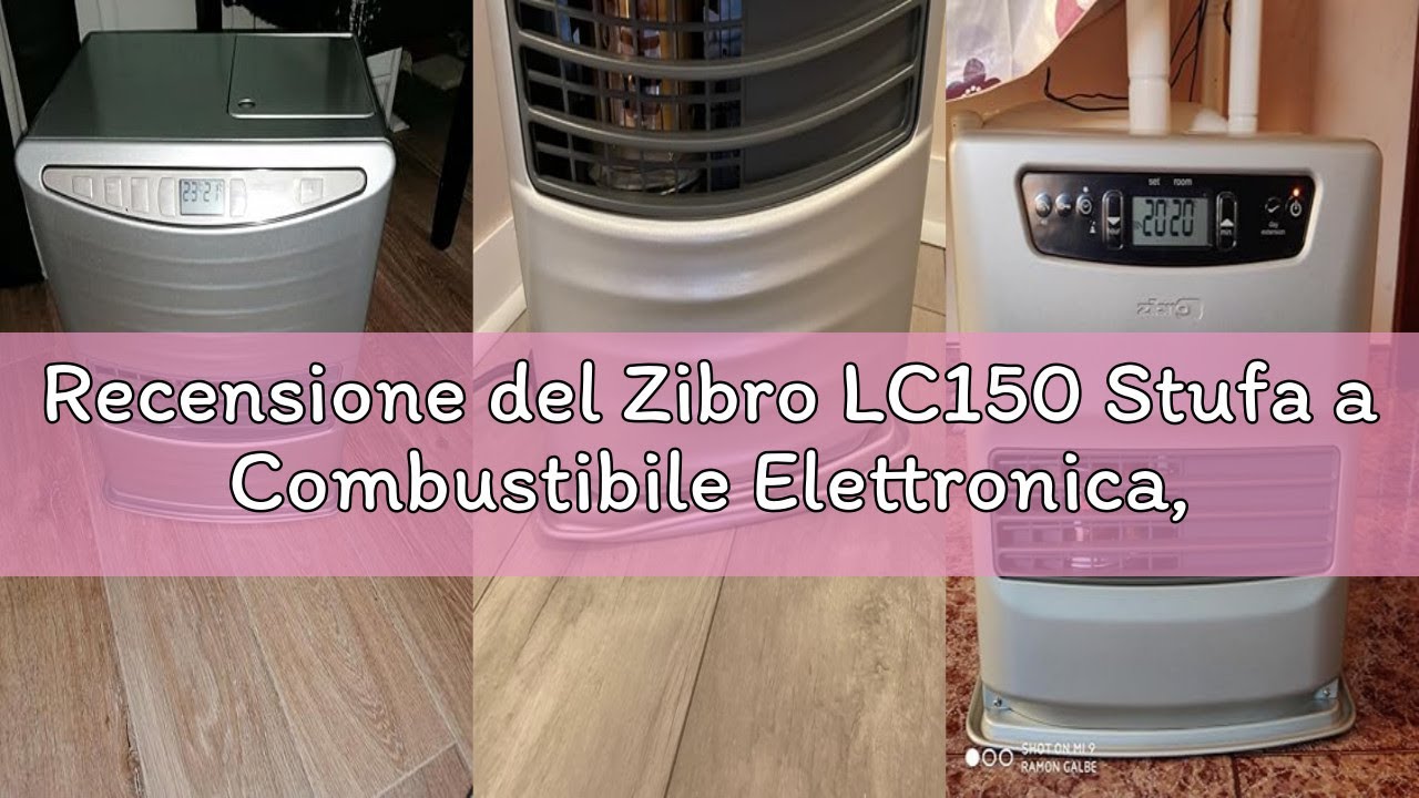 Recensione del Zibro LC150 Stufa a Combustibile Elettronica, 4,85 Kw, 4.85 W, 220 V, LC 150NEW, 76 m