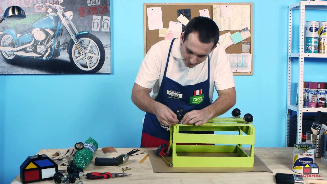 Haz un tren de juguete con cajas de frutas - Manos a la Obra