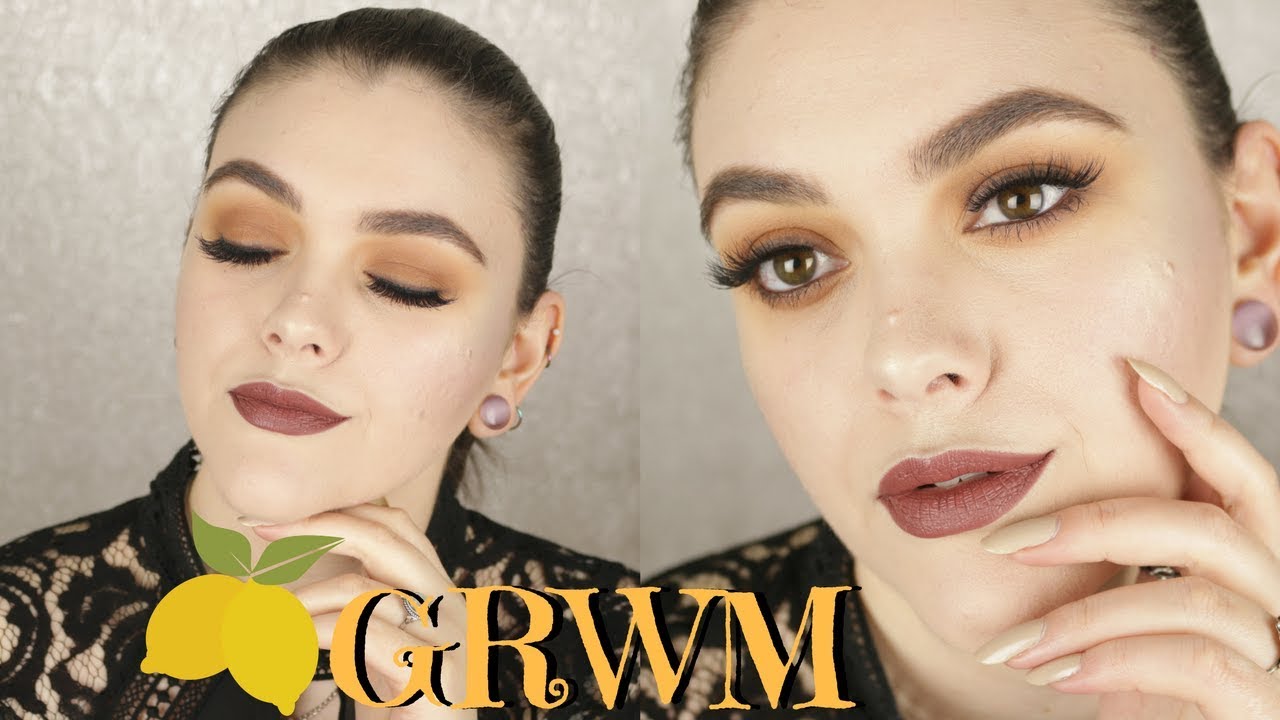 GET READY WITH ME! Mustard Brown Glam Makeup!