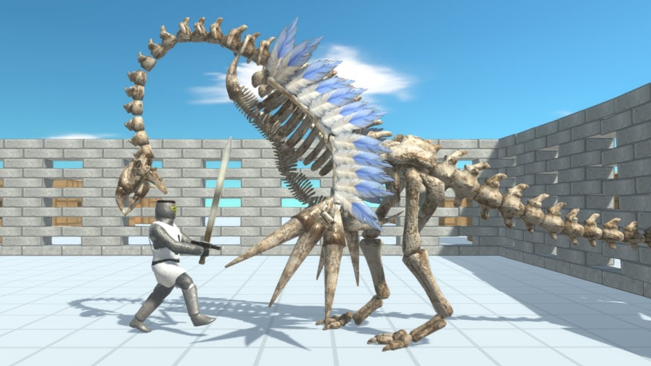 Fossil Therizinosaurus vs ALL UNITS in Cage ARBS Animal Revolt Battle Simulator