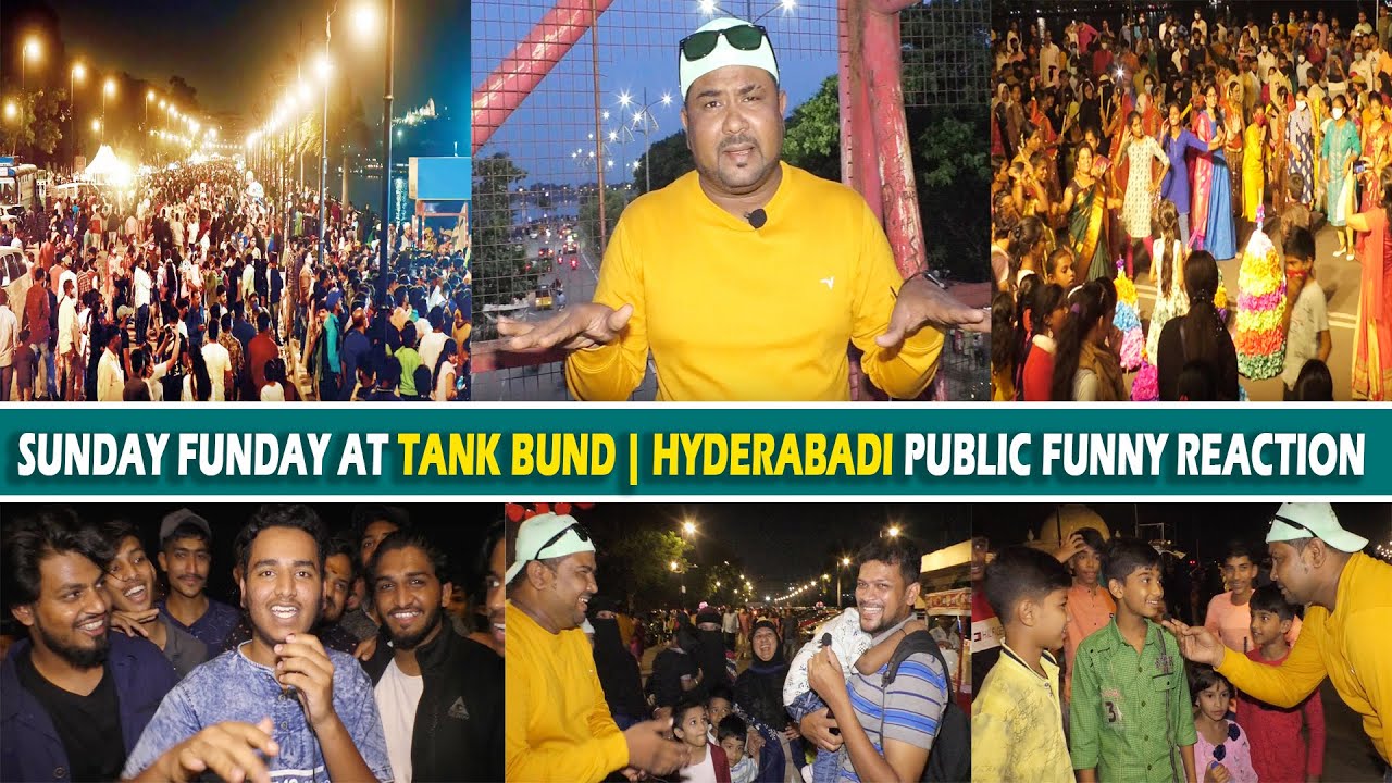 Sunday Funday at Tank Bund Vlog | Hyderabadi Public Funny Reaction | Comedy Dialogue | Ali KhanChotu