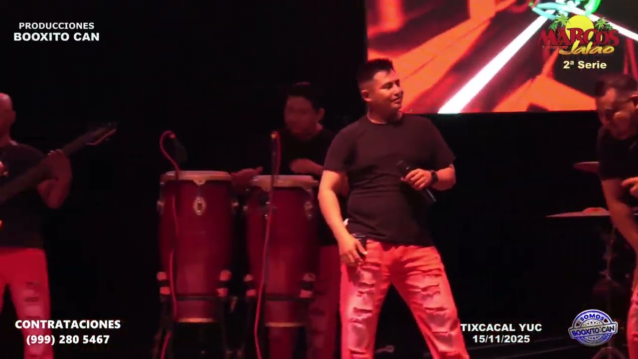 MARCOS Y SU GRUPO JALAO 🌴 MAS QUE TU AMIGO  🎹EN VIVO 2025 1️⃣2️⃣