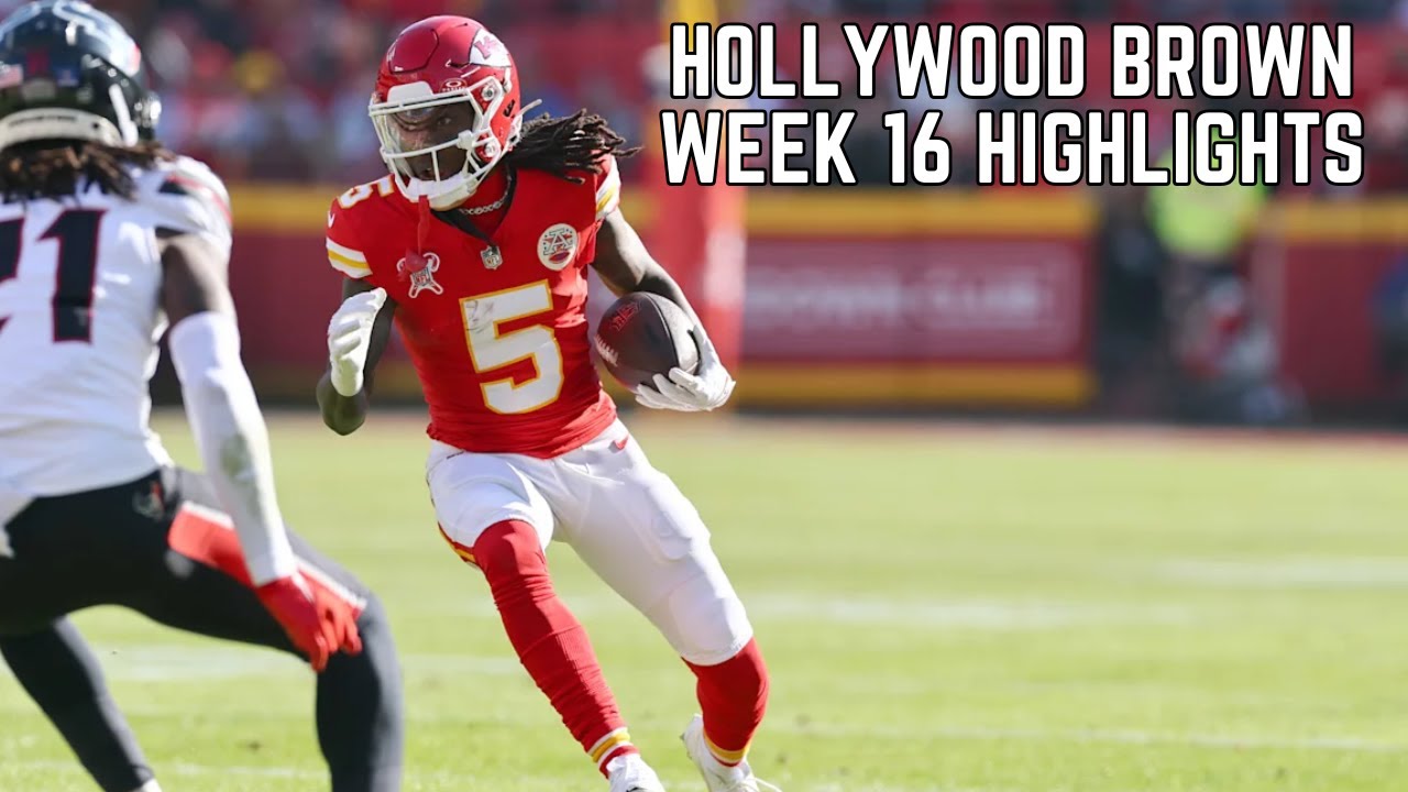 Hollywood Brown *EVERY TARGET* from Chiefs Debut 🔥 | NFL Week 16 Highlights