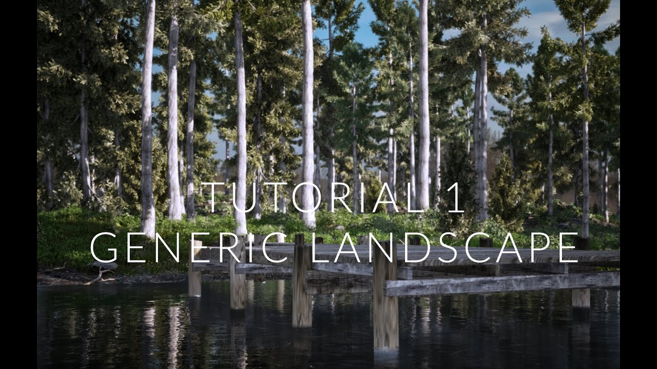 Part 1: Generic Landscape in 8 minutes - Twinmotion 2020