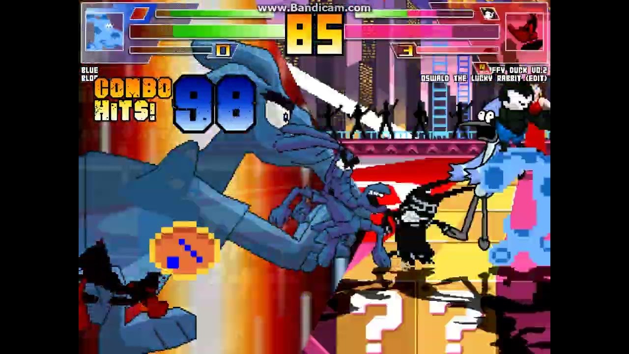 MUGEN battle #7502: Team Blue vs Team Black