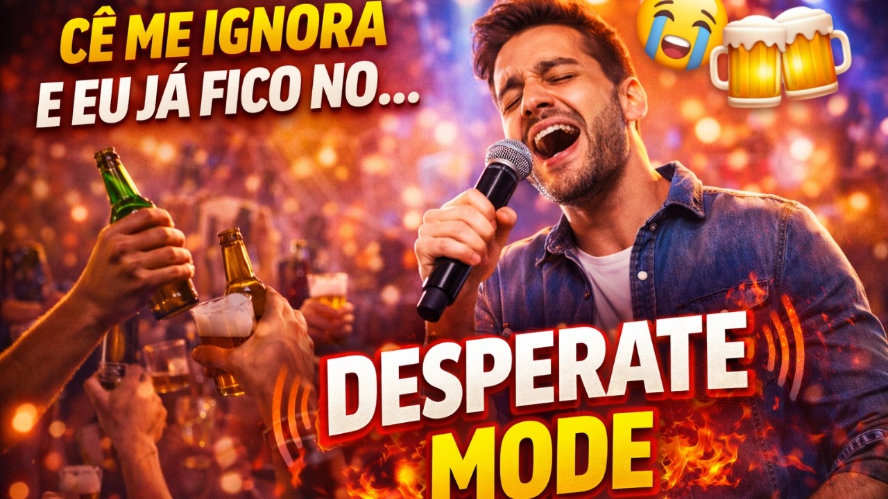MODO DESESPERO 🍻🔥 | Sertanejo Universitário (Letra)
