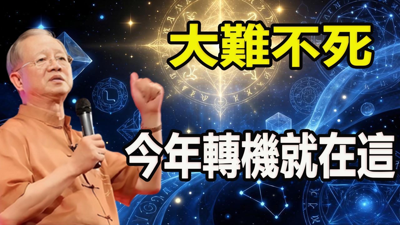 《大难不死，必有后福！如果你这辈子经历过这3次坎，恭喜你，转机就在今年！【曾仕强易经智慧】》