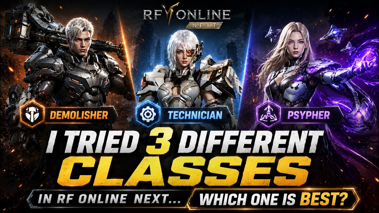 I Tried 3 Different Classes in RF Online NEXT&hellip; Which One Is Best?