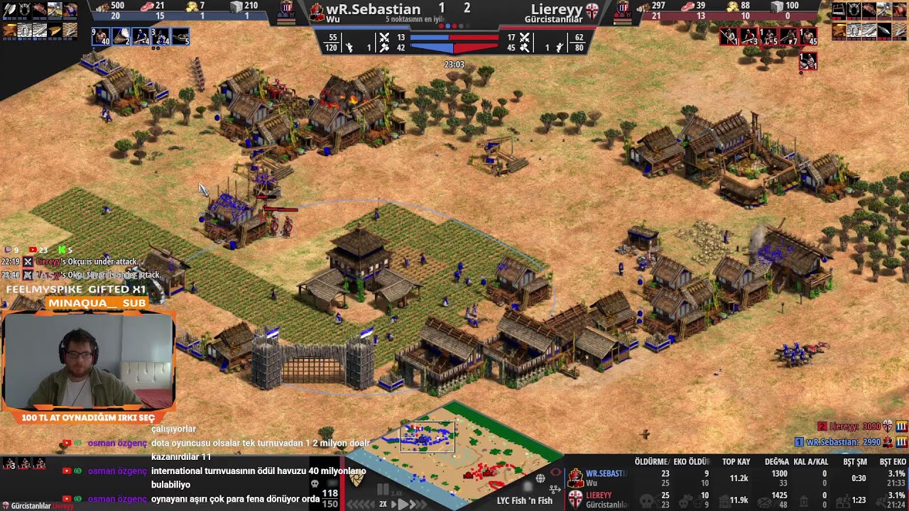 Biraz turnuva Age Of Empires Gel 1 2 el eycof izler gidersin :) elo +1800 !rank
