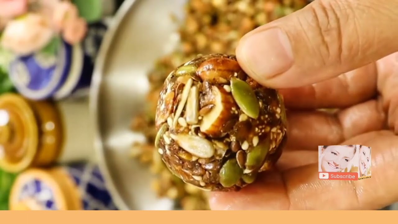 Energy Booster No SUGAR Healthy  Energy Balls Remedy For Sharp Mind, Back Pain Dry Fruit Luddu