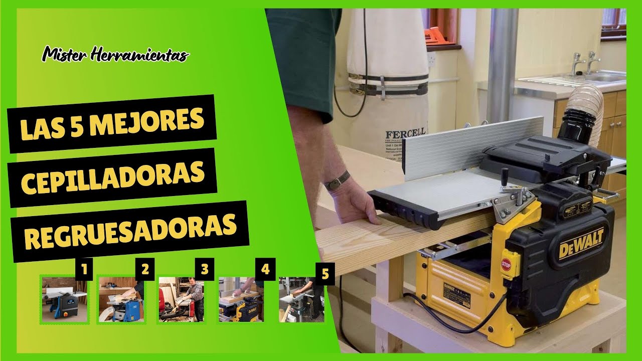5 Mejores Cepilladoras Regruesadoras Calidad Precio | Comparativa para Bricolaje y Profesional