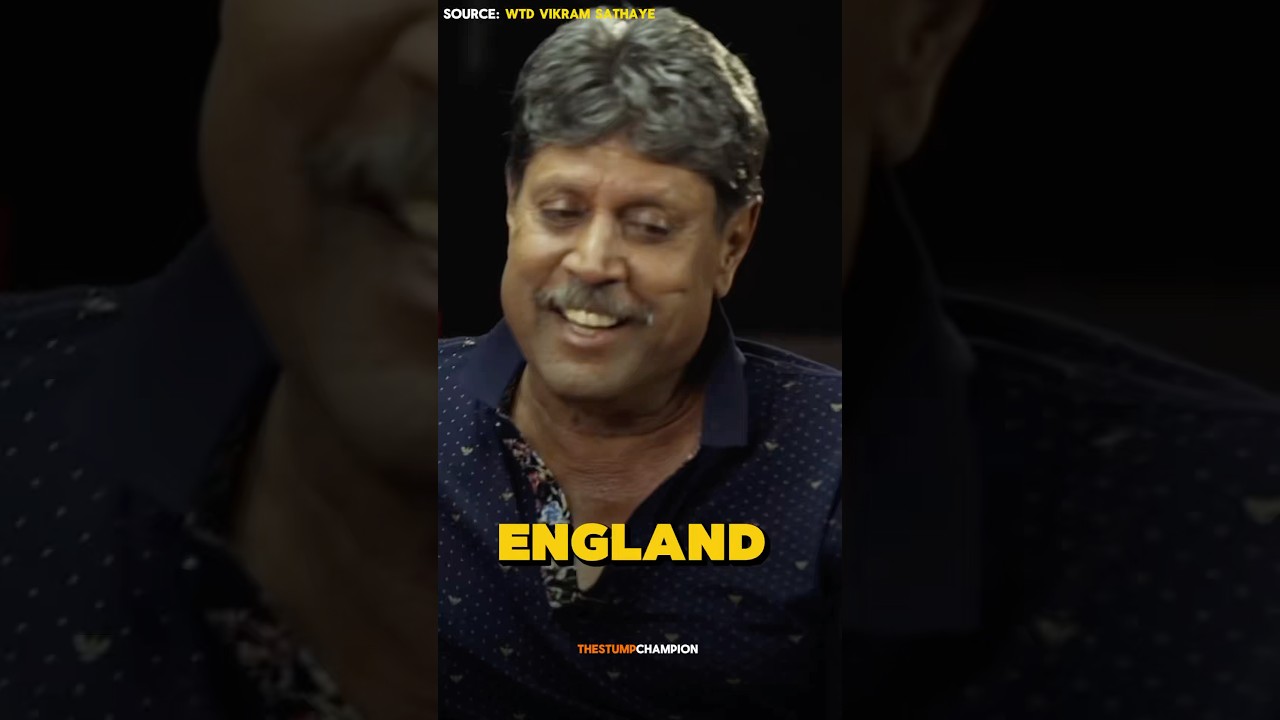 Funniest story happened with Kapil Dev in England #cricket #indiancricketer #kapildev #podcast
