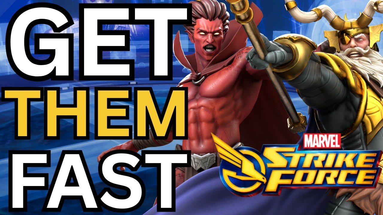 THE BEST CHAMPIONS TO GET ALL MYTHICS FASTER | MARVEL Strike Force | MSF