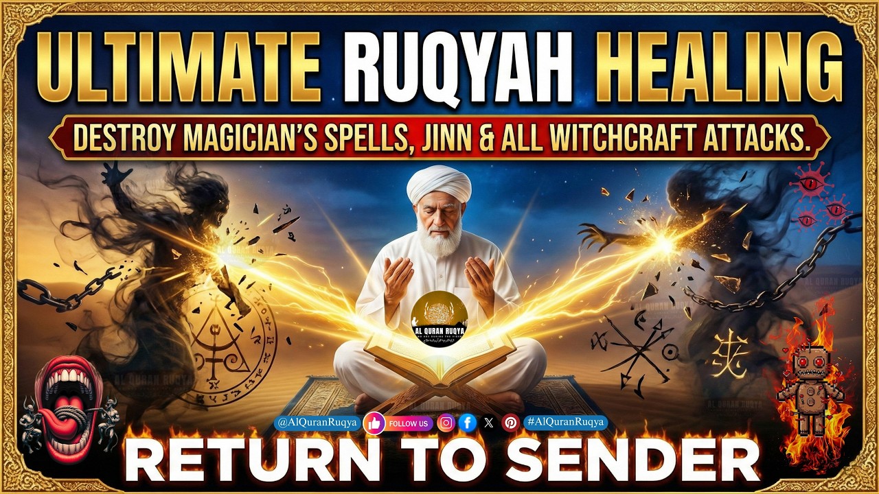 Ultimate Ruqyah Healing: Destroy Magician’s Spells, Jinn & All Witchcraft Attacks. Return to Sender