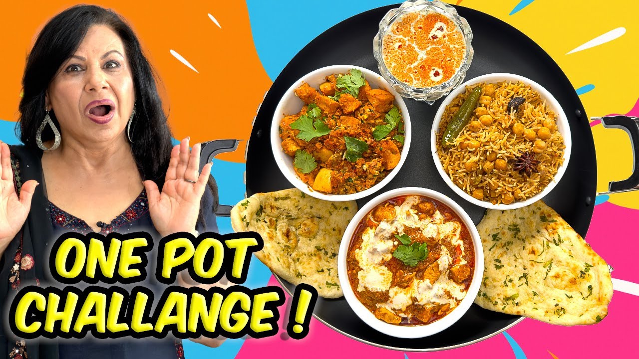 3 Meals! Breakfast, Lunch and Dinner! One Pot Challenge Recipe in Urdu Hindi - RKK