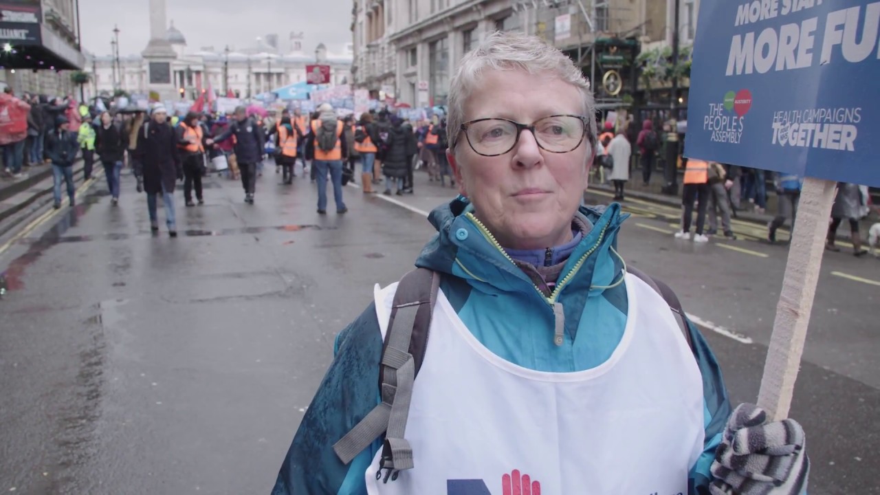 Close the Gap: Senior Staff Nurse at NHS in Crisis, Fix it Now March and Demonstration