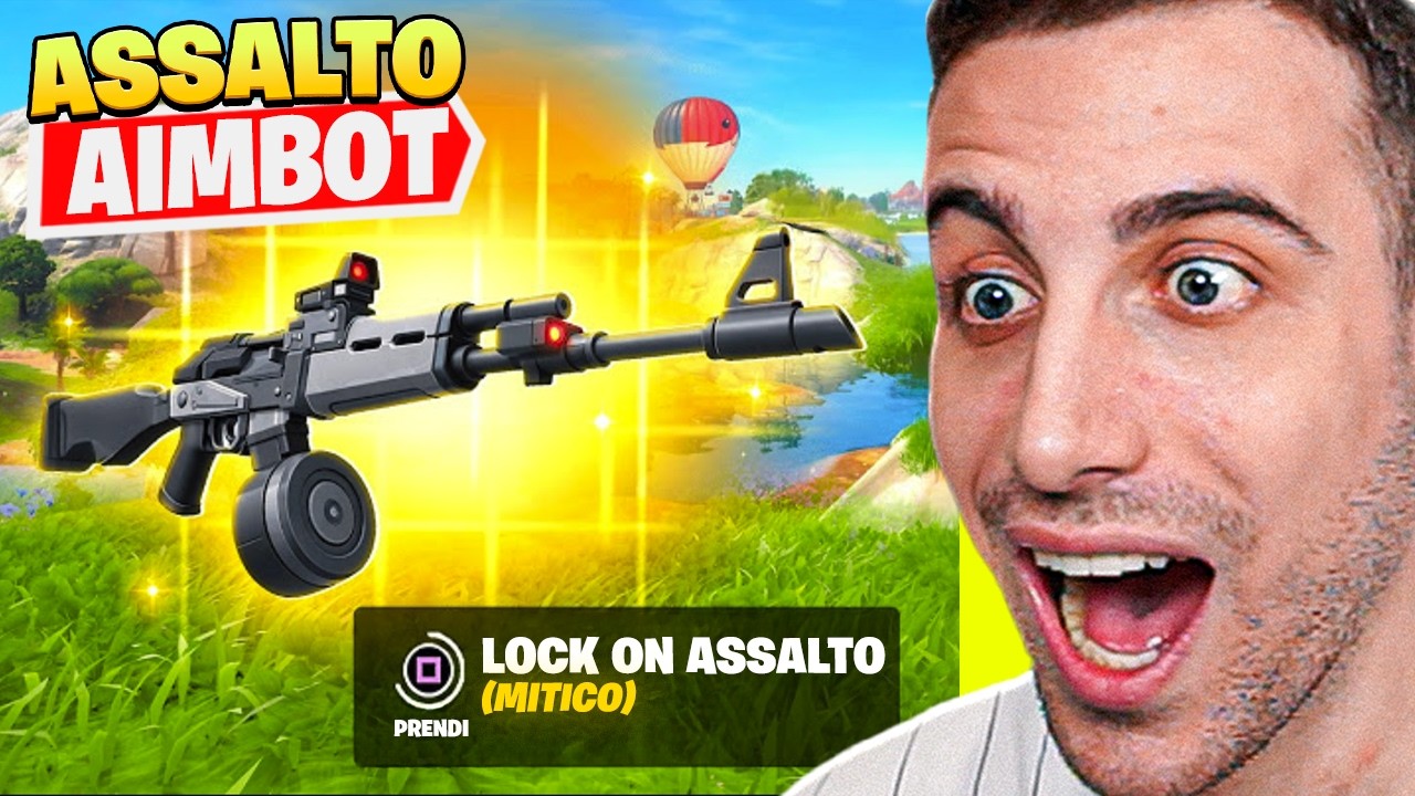 Provo il NUOVO ASSALTO con l'AIMBOT! *FORTISSIMO* Fortnite ITA