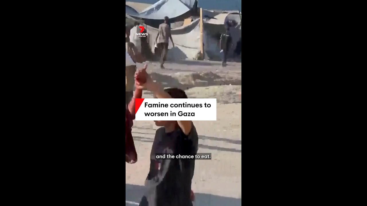 Famine continues to worsen in Gaza
