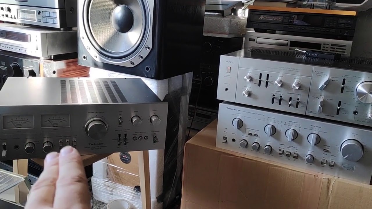 AUREX SB-420 + (Technics 7700II + Technics V8)