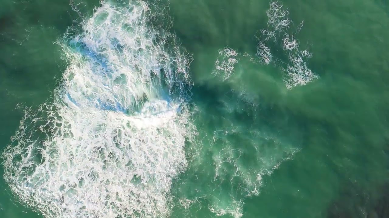 Relaxing Drone flyby over Las Terrenas, Dominican Republic.