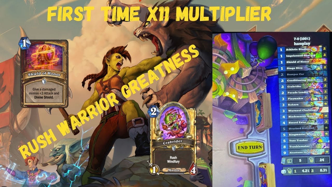 First time x11 Multiplier road to Legend | Hearthstone - Forged in the Barrens