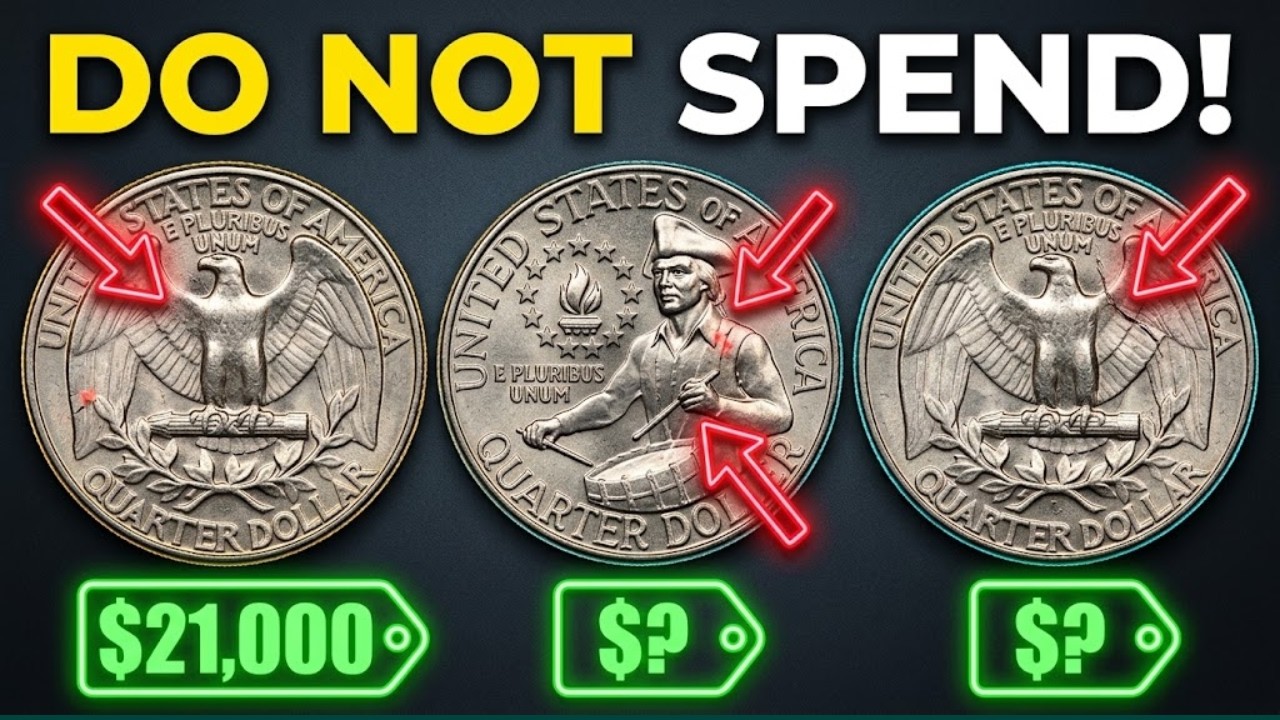 3 RARE QUARTERS WORTH BIG MONEY | CHECK YOUR CHANGE!