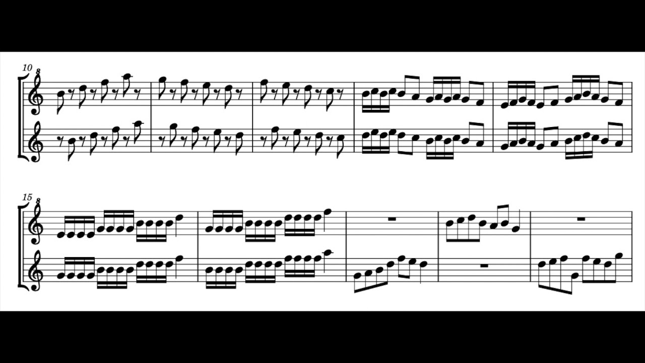 A. Bova, Duo n. 2, for soprano and alto recorder