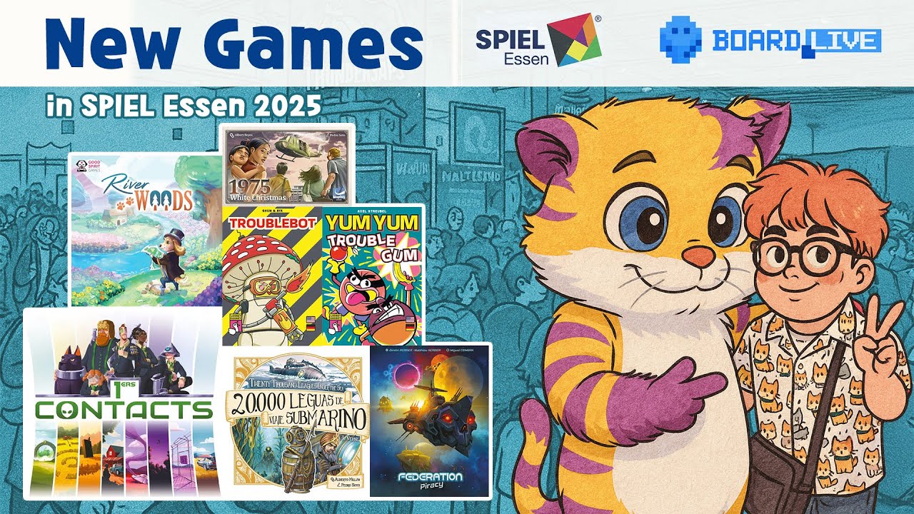 '25 SPIEL-1975 Белое Рождество, Ривер Вудс, Контакты 1ers, Пиратство Федерации, Troublebot, Troub...