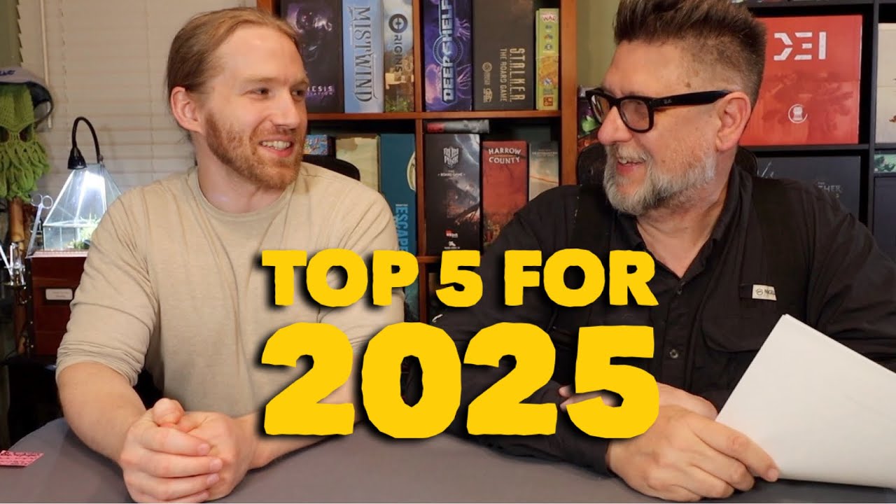 Топ-5 настольных игр 2025 года, в которые мы играли