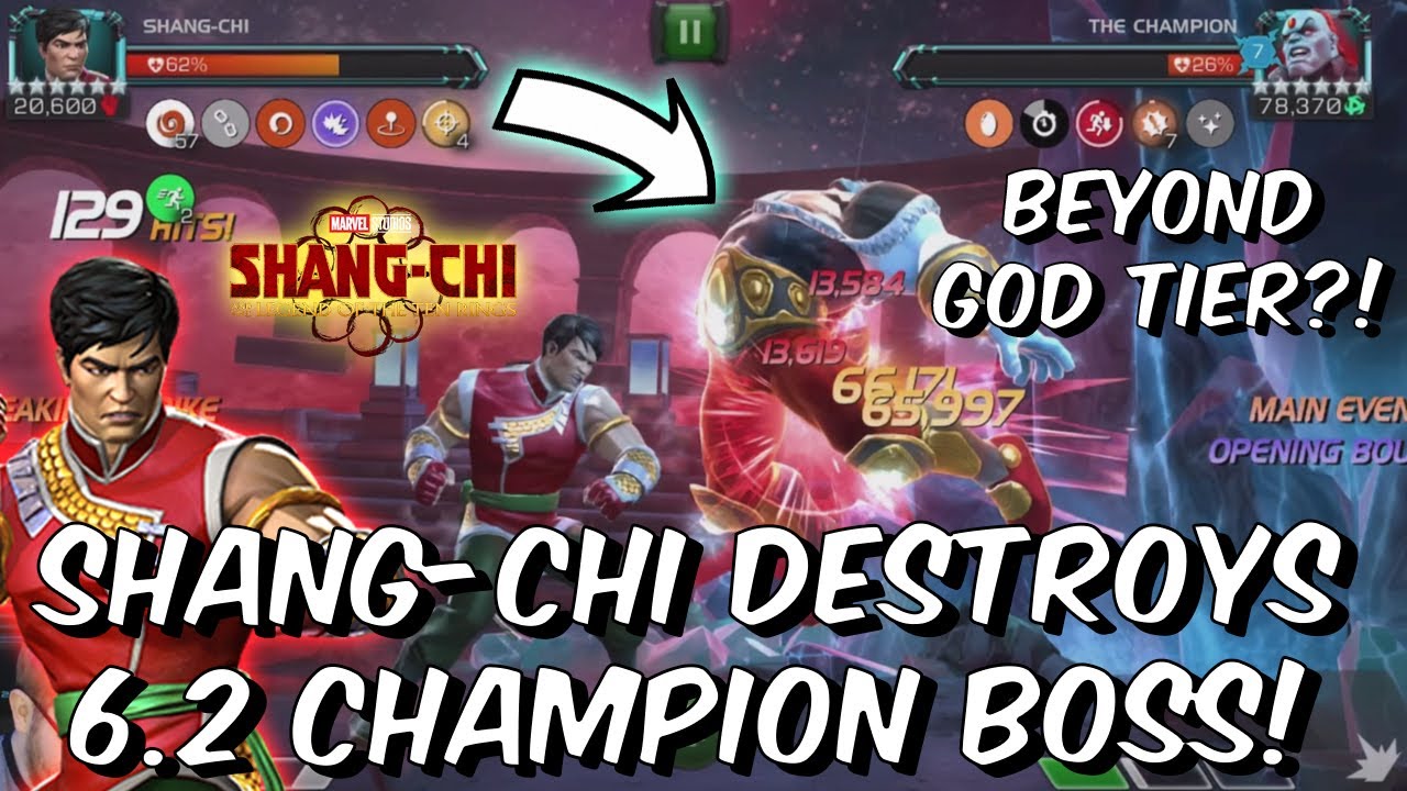 6 Star Shang-Chi DESTROYS Act 6.2 Champion Boss - Beyond God Tier MVP - Marvel Contest of Champions