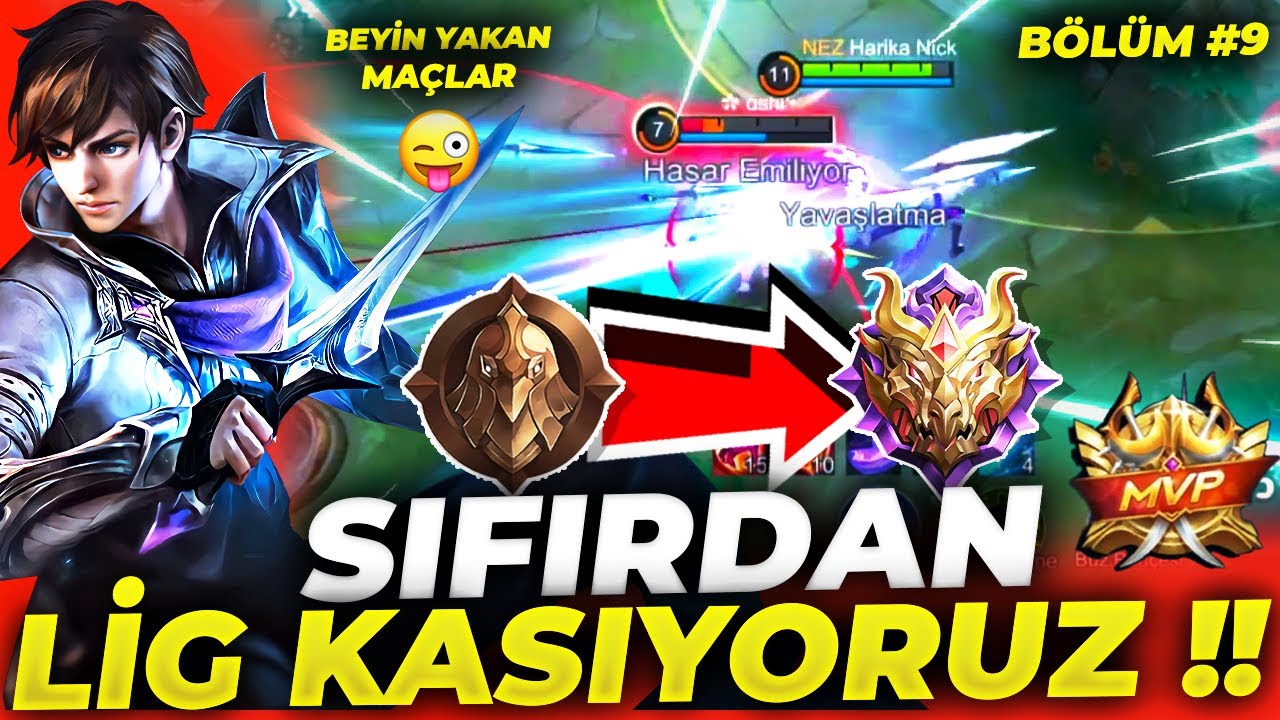 SIFIRDAN HIZLI LİG ATLAMA SERİSİ Jin - Bölüm 9 | Mobile Legends
