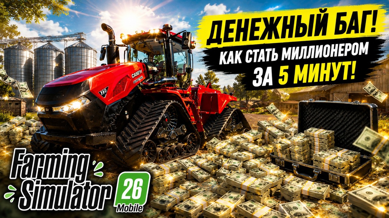 Денежный баг в FS26! Как быстро заработать миллионы! Farming Simulator 26 Mobile
