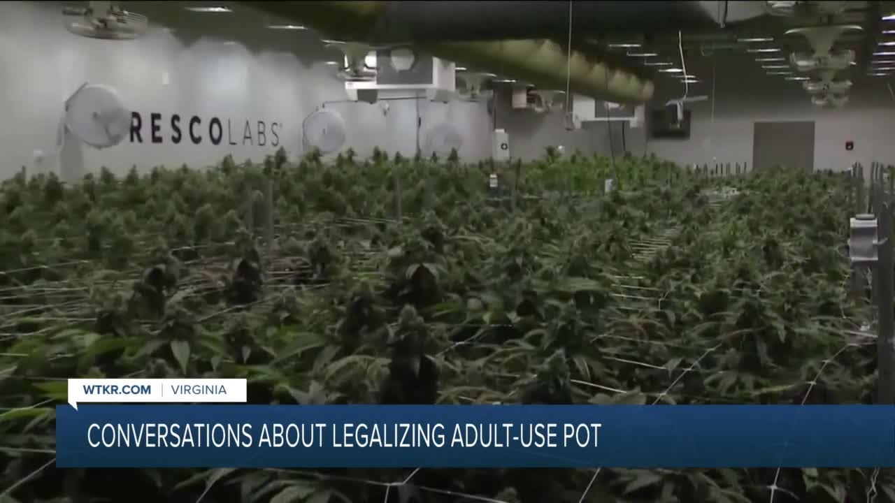 Virginia officials talked with other states about legalizing adult-use marijuana