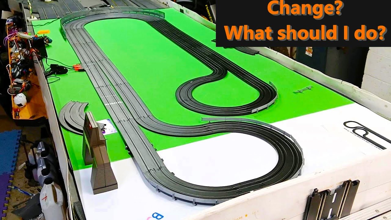 AFX HO Racing slot car Track UPDATE What should I do?