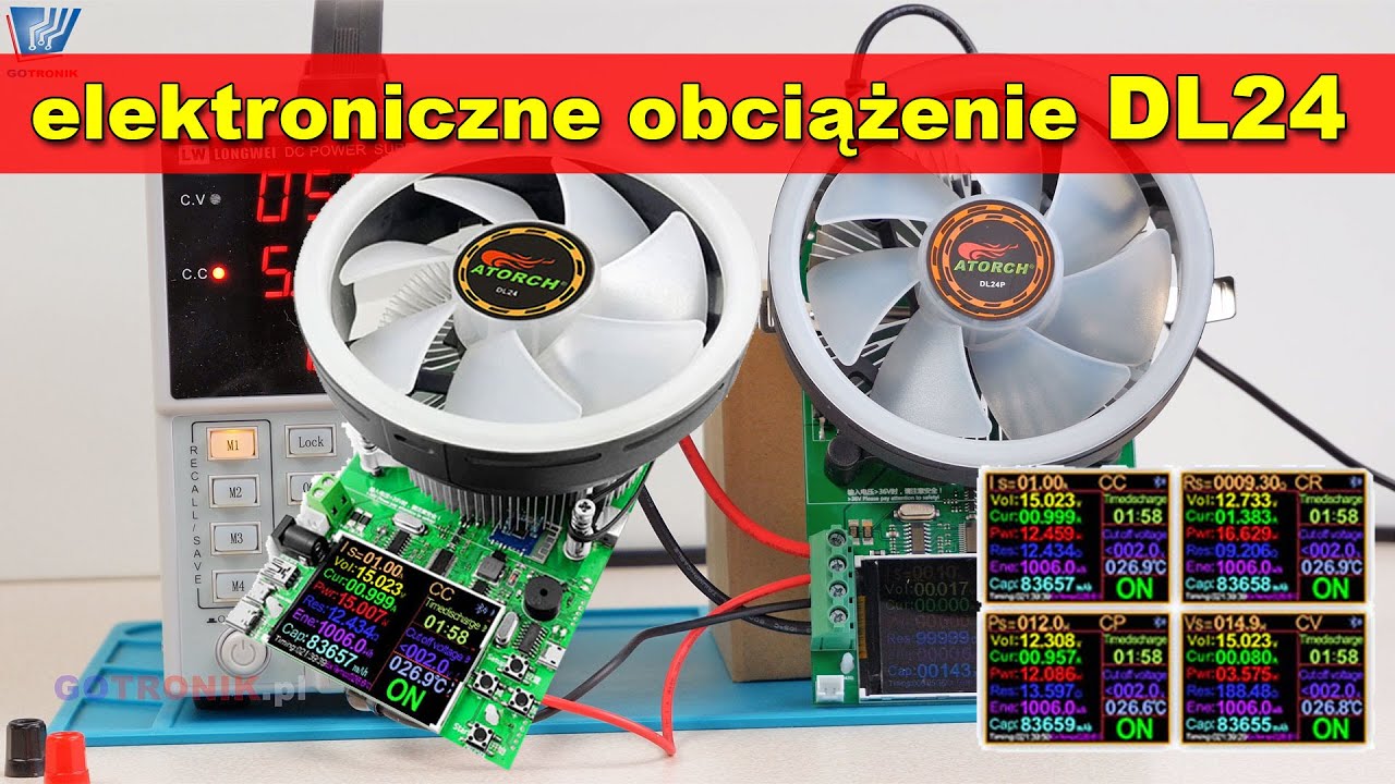 Elektroniczne obciążenie DL24P 200V 20A 180W Bluetooth