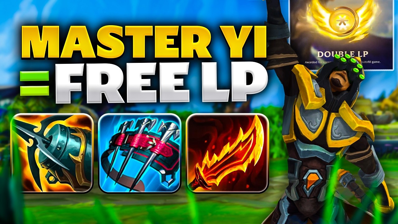 THE MASTER YI STRAT FOR FREE LP (double LP gains)