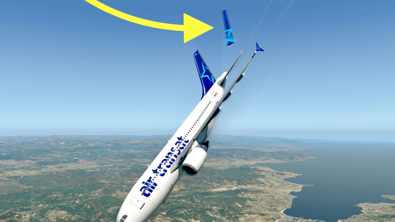 Airbus Loses THE WHOLE RUDDER SURFACE Midflight