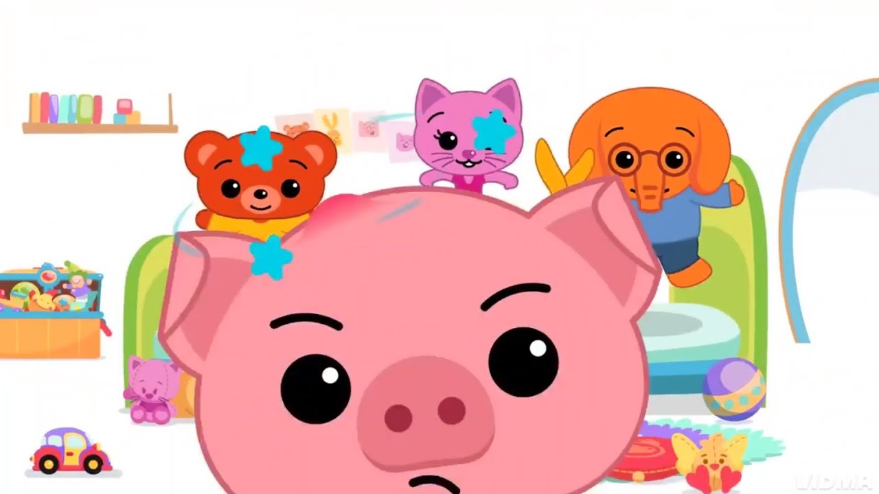 Four Little Plim Plim Jumping On The Bed | Plim Plim Effects 