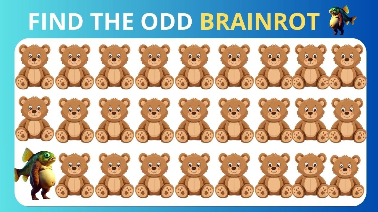 Find the Extra - Edition with Brainrot Esay Medium Hard 15 Levels | Quiz 12