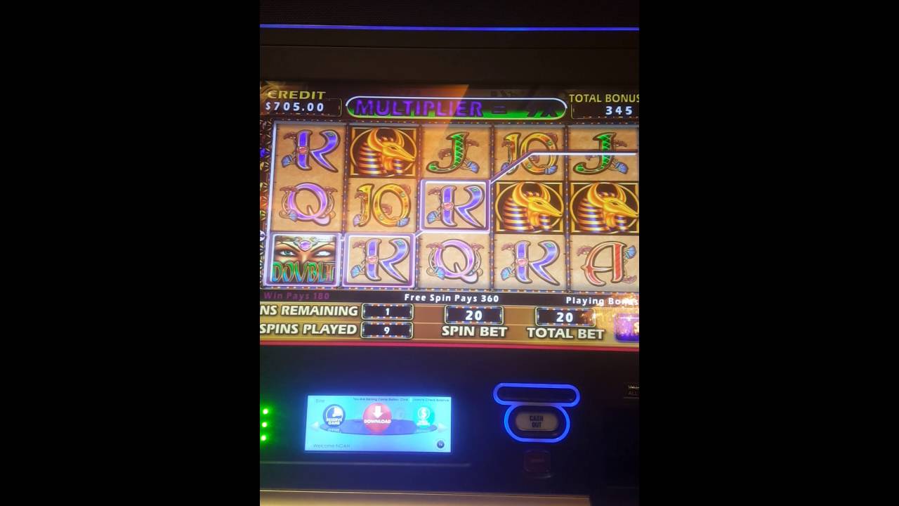 High Limit Slot bonus Cleopatra BIG WIN, $20 per spin.