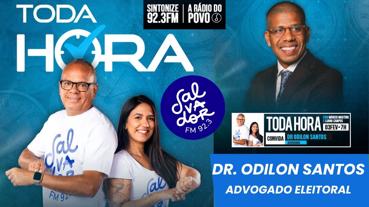 TODA HORA NA SALVADOR FM - 92.3 (03/02/26)