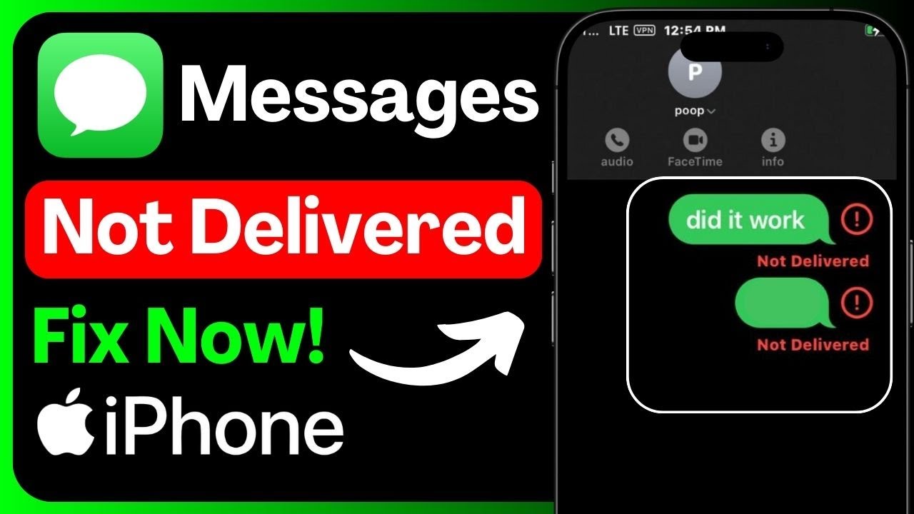 iPhone Not Sending Messages Fix 2026 | Message Not Delivered | iMessage Problem