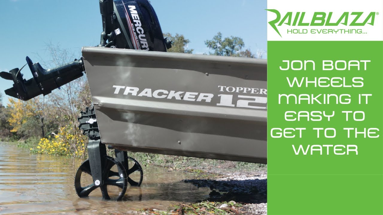 RAILBLAZA Jon Boat Wheels | making it easy to get to the water
