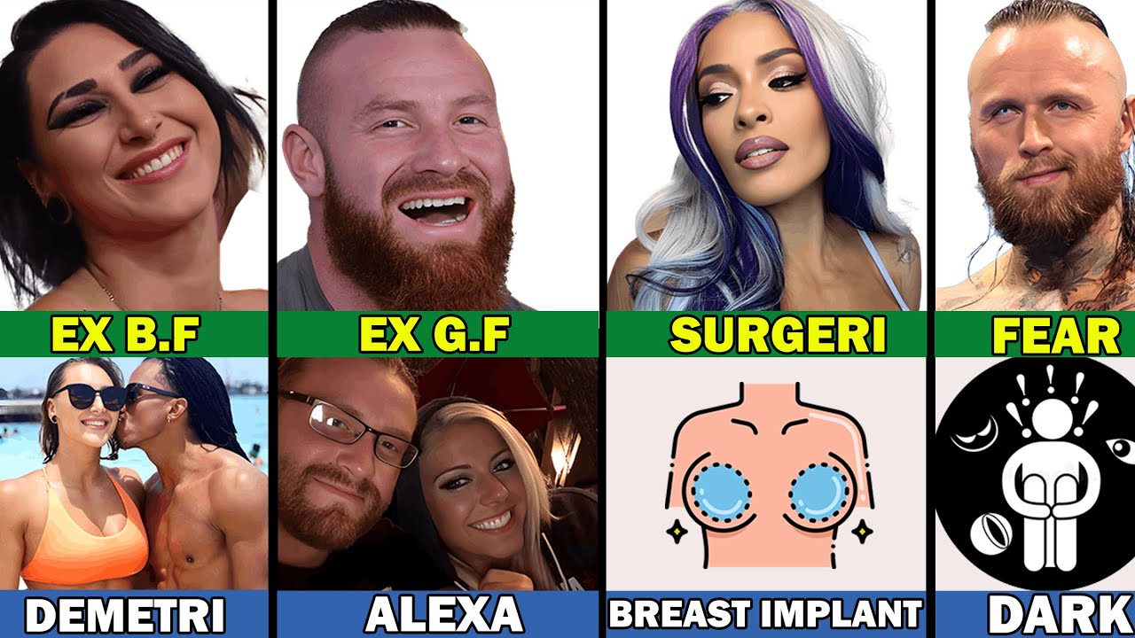 WWE Comparison: Rhea Reply  VS Buddy Murphy VS Zelina Vega VS Alister Black