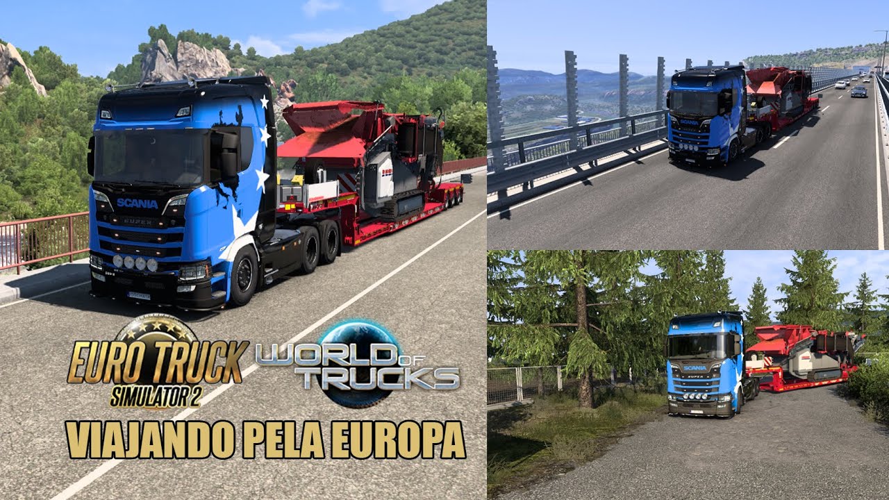 UM DOS TRECHOS MAIS BONITOS DO ETS2 - CIDADE DE TIRANA NA ALBÂNIA PARA SARAJEVO NA BÓSNIA #ets2