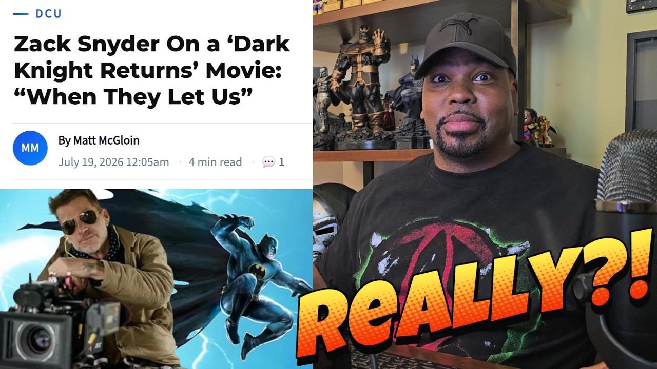 Did Zack Snyder Says he's Directing THE DARK KNIGHT RETURNS?!