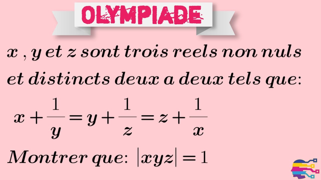 Olympiade maths tronc commun.