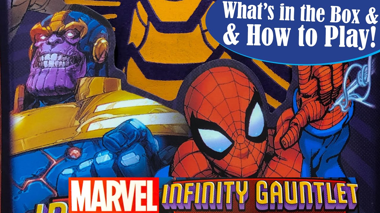 MARVEL LOVE LETTER - MARVEL INFINITY GAUNTLET Unboxing and Summary of How to Play