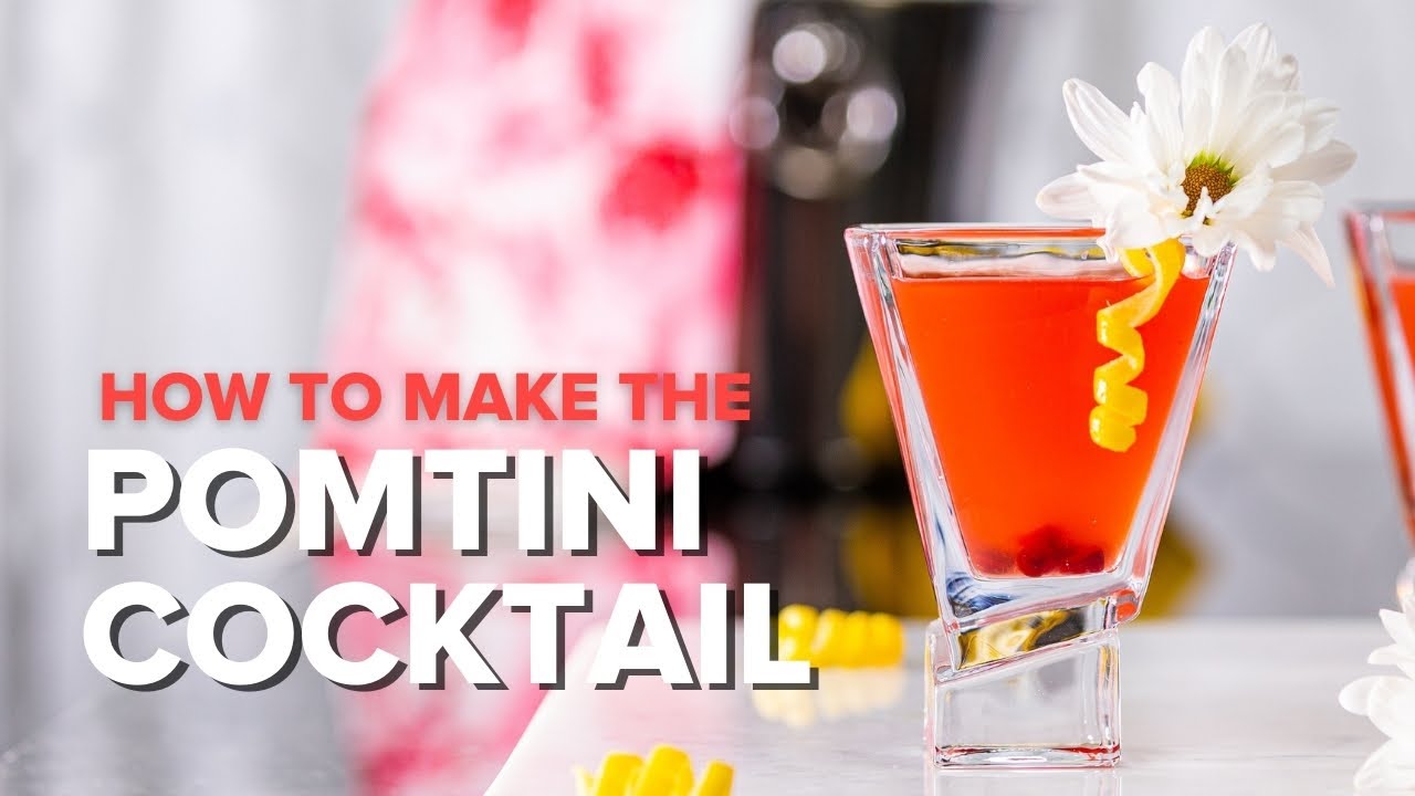 How to Make the Pomtini #DIYdrinks #Homebartender